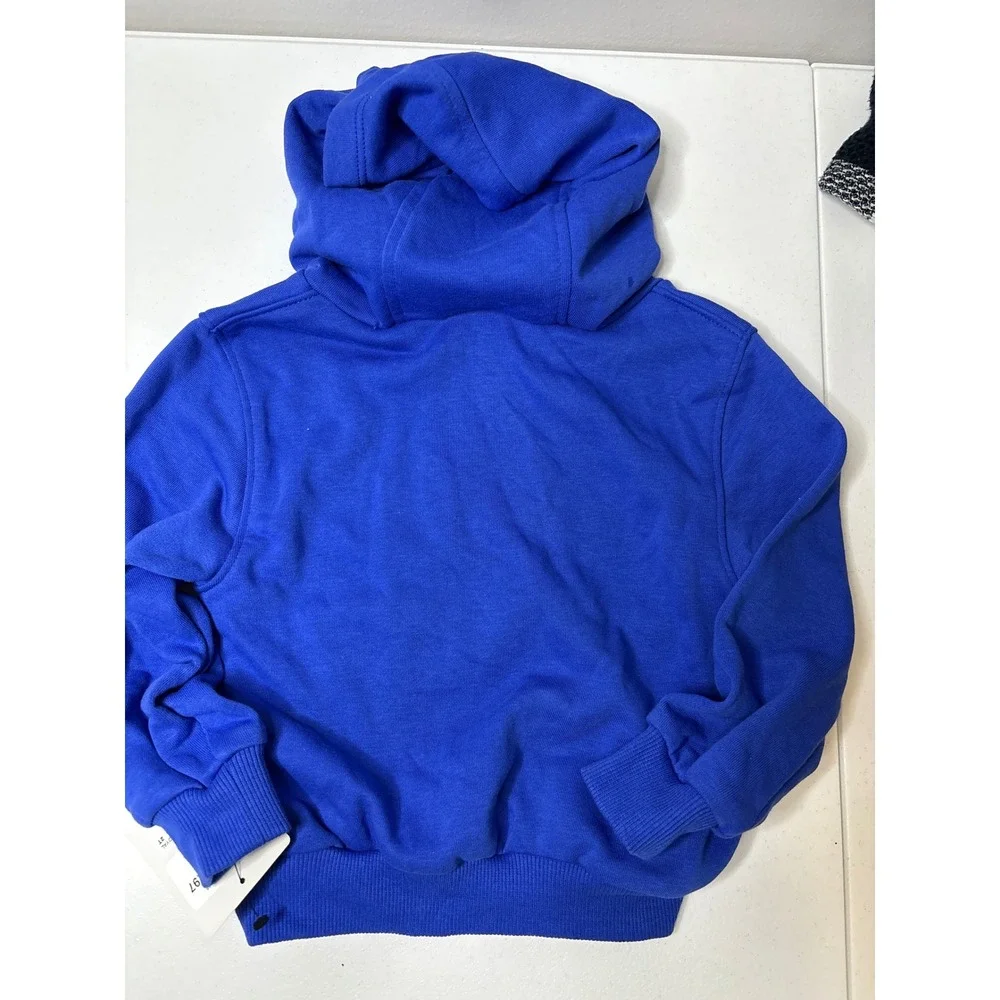 Nike Toddler Hoodie Blue Pullover Long Sleeve Graphic‎ Logo Sweatshirt 2T